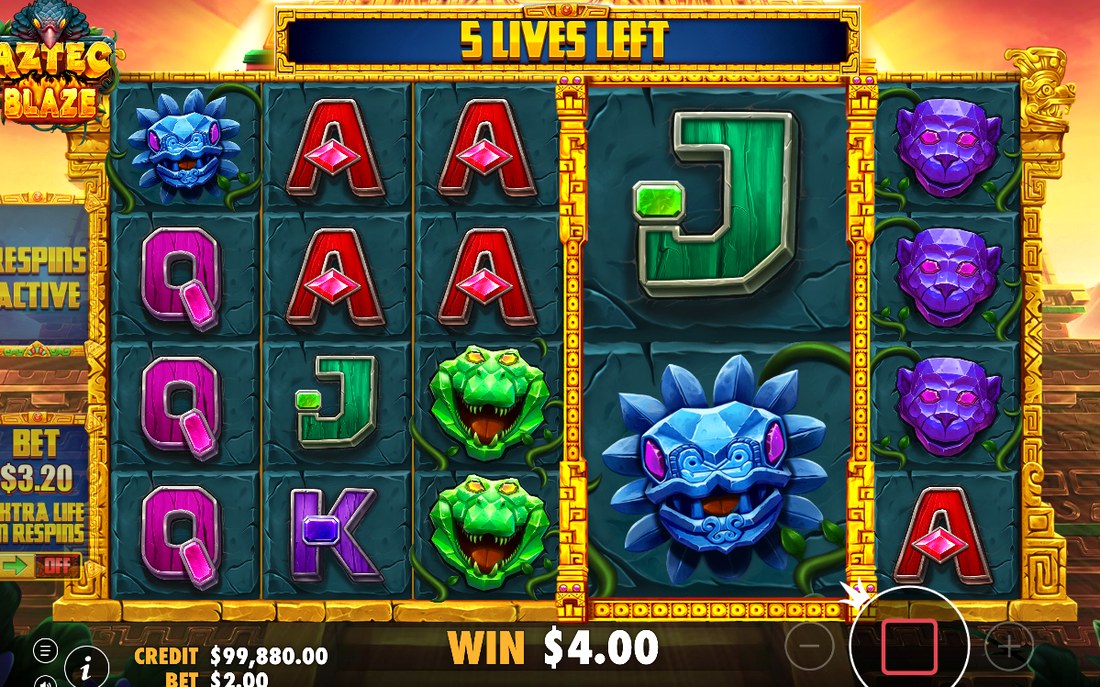 Free Spins round with its respins on the grid